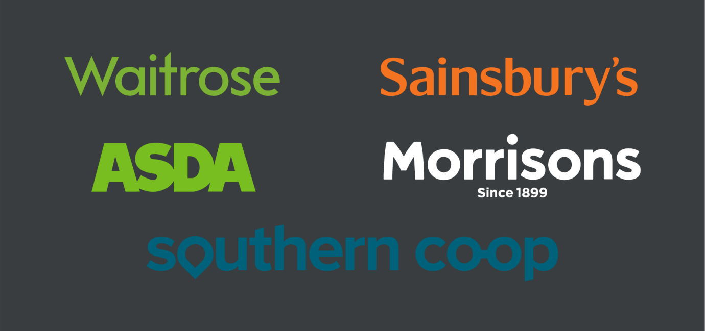 Retailer logos for purchase of EVO refills
